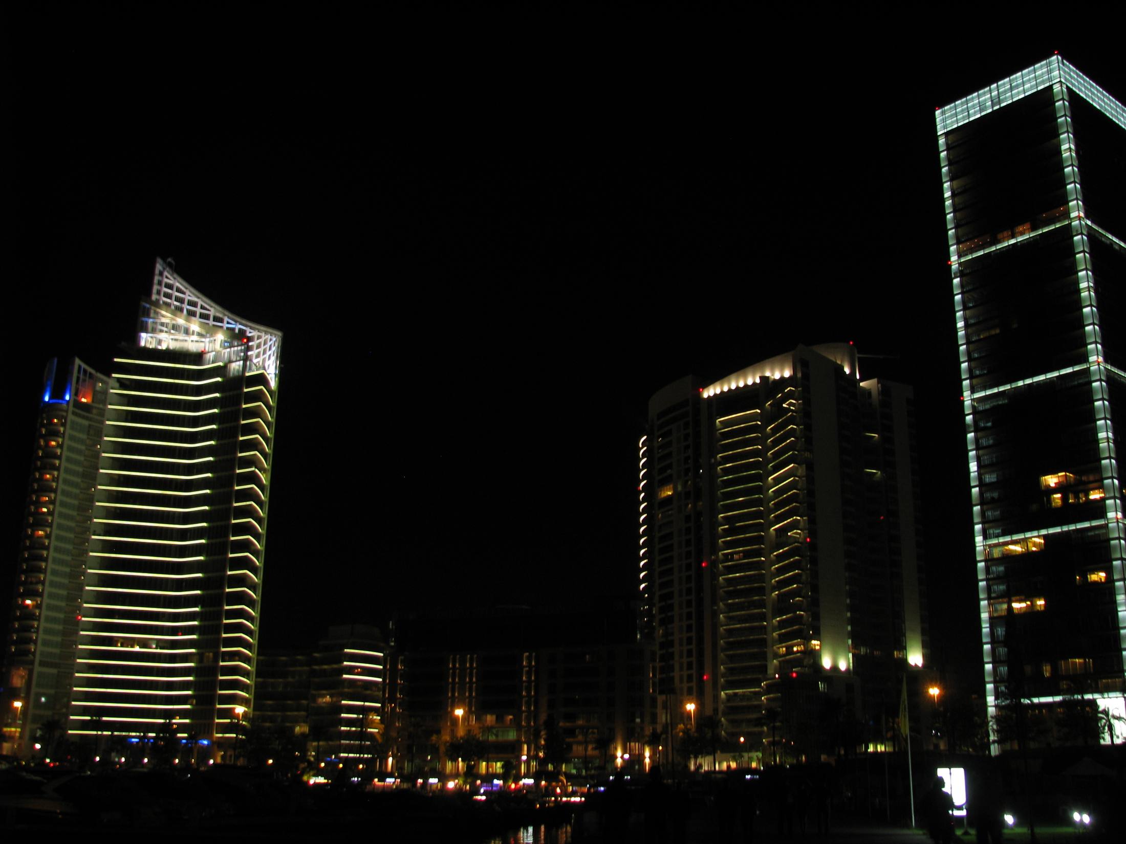 Beirut, Lebanon at night